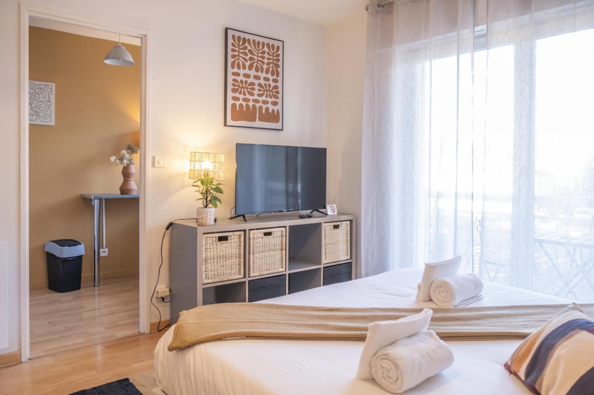 Parking - L'Ambre - Balcon Leilighet Strasbourg Rom bilde